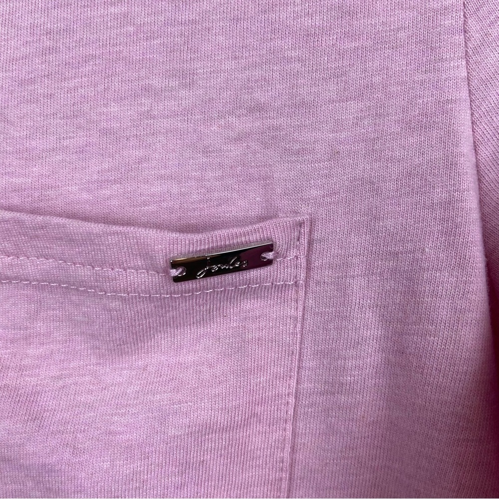 Joules Pink‎ Cotton 3/4 Sleeve Shirt Top Bee Loungewear Comfy Cozy Size Medium - Picture 5 of 10